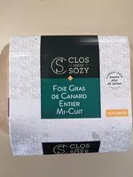 Mängden socker i Foie Gras de Canard Entier Mi-Cuit