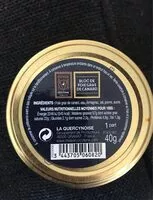 Mängden socker i Bloc de foie gras de canard