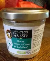 Mängden socker i Bloc de foie gras de canard du Sud-Ouest