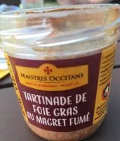 Mängden socker i Tartinade de foie gras au magret fumé