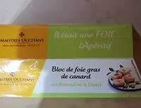 Mängden socker i Bloc de foie gras de canard
