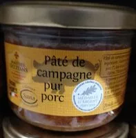 Mängden socker i Pâté de campagne pur porc
