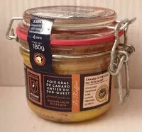 Mängden socker i Foie gras de canard entier du sud-ouest