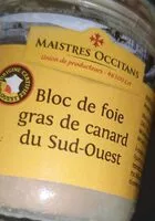 Mängden socker i Bloc de foie gras de canard du sud-ouest