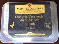 Mängden socker i Foie gras d’oie entier du sud ouest mi-cuit