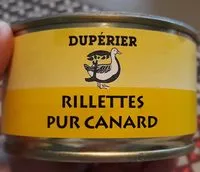 Mängden socker i Rillettes pur canard