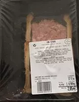 Mängden socker i Pate croute charcutier maison