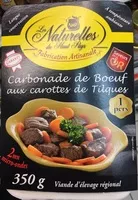 Mängden socker i Carbonade de Boeuf aux carottes de Tilques