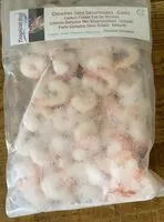 Mängden socker i Queues de crevettes decortiquees