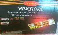 Mängden socker i Yakitori brochette poulet satay