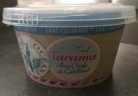 Mängden socker i Tarama aux oeufs de cabillaud