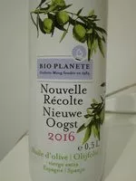 Mängden socker i Huile d'olive Nouvelle Récolte 2016