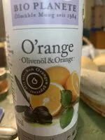 Mängden socker i Olivenöl und Orange