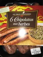 Mängden socker i Chipolatas aux herbes