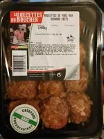 Mängden socker i Boulettes de porc aux oignons frits