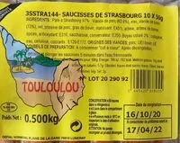 Mängden socker i Saucisses de strasbourg