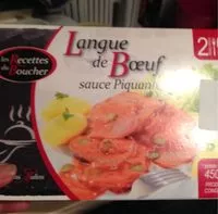 Mängden socker i Langue de bœuf sauce piquante