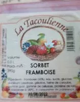 Mängden socker i Sorbet Framboise