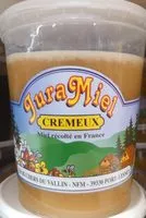 Mängden socker i Miel Crémeux de Franche Comté