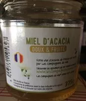 Mängden socker i Miel d'acacia de France