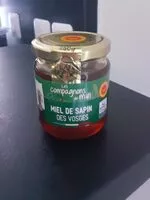 Mängden socker i Miel de Sapin des Vosges AOP