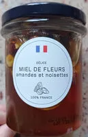 Mängden socker i Délice Miel de fleur amandes et noisettes