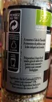 Mängden socker i Gros sel de Guérande séché et poivre noir concassé bio