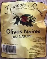 Mängden socker i Olives noires au naturel