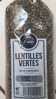 Mängden socker i Lentilles vertes