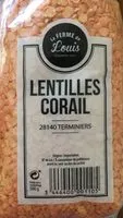 Mängden socker i Lentilles corail