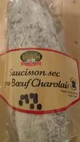 Mängden socker i Saucisson sec pur boeuf Charolais