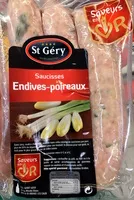 Mängden socker i Saucisses Endives-Poireaux