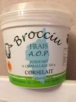 Mängden socker i Brocciu