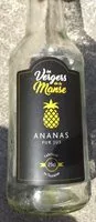 Mängden socker i Ananas pur jus