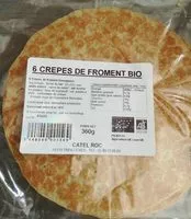 Mängden socker i Crêpes de Froment Bio