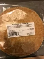 Mängden socker i 6 Crêpes de Froment