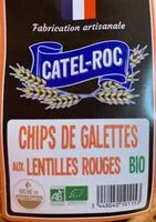 Mängden socker i Chips de galettes aux lentilles rouges bio