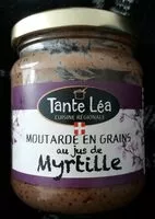 Mängden socker i Moutarde en grains au jus de myrtille