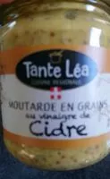 Mängden socker i Moutarde en grains au vinaigre de cidre