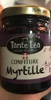 Mängden socker i Confiture myrtille