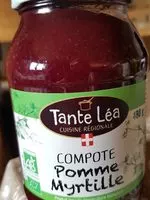 Mängden socker i Compote Pomme Myrtille