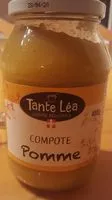 Mängden socker i Compote pomme