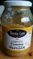 Mängden socker i Compote pomme vanille