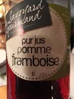 Mängden socker i Pur jus pomme framboise