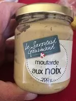 Mängden socker i Moutarde aux noix