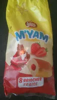 Mängden socker i M'YAM Brioches fraise