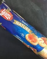 Mängden socker i Toasts nature