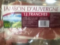 Mängden socker i Jambon d'Auvergne