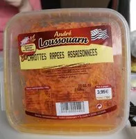 Mängden socker i Carottes râpées assaisonnées
