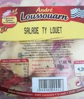 Mängden socker i Salade TyLouet